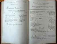 Chrast, Tyl, Památní kniha divadelního spolku, 1880