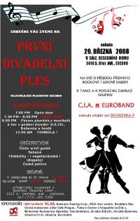 Cicero, D.E.CH., Divadelní ples - plakát, 2008