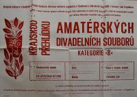 Hradec Králové, Krajské kulturní středisko, Impuls, Lomnice nad Popelkou, KP divadelních souborů kategorie B, 1987