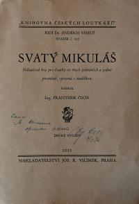 Miroslav Černý, rodinné loutkové divadlo, divadelní knížka, Svatý Mikuláš