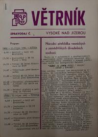 Hradec Králové, Krajské kulturní středisko, Impuls, Vysoké nad Jizerou, NP Krakonošův divadelní podzim, 1981