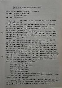 Pardubice, Svaz českých divadelních ochotníků Pardubice, Okresní výbor, Zápisy z jednání, 1971 - 1989