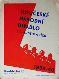 České Budějovice, Jihočeské národní divadlo, 1939–1940