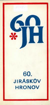 Hronov, CP 60. Jiráskův Hronov, programová brožura, 1990