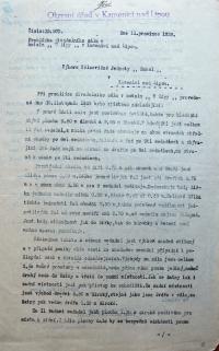 Kamenice nad Lipou, kontrola divadelního sálu hotelu U Lípy, 1929