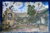 Mníšek pod Brdy, Sokol, opona Kde domov můj, autor neznámý, s.a.