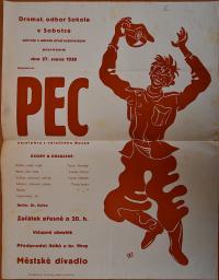 Sobotka, Sokol, Pec - plakát, 1938