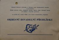 Bystré, OP divadelních souborů - program, 1977