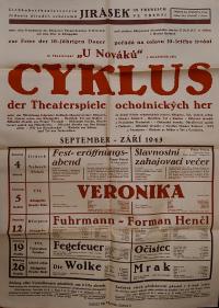 Třebeš, Jednota divadelních ochotníků, Plakáty