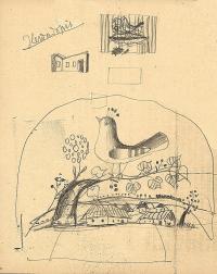 Praha, Městské divadlo Královských Vinohradů, SVOLINSKÝ Karel návrh opony I., 194x