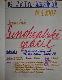 Josefův Důl, J. K. Tyl, spolková kronika, 1975 - 1997