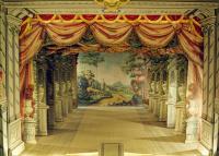 Litomyšl, zámecké divadlo, scéna krajina 1797