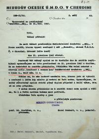 Chrudim, Nerudův okrsek, soutěž nakladatelství Máj, 1942