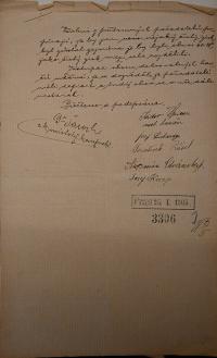 Brdo, SDO, Stínání kohouta, 1905