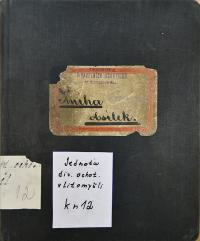 Litomyšl, Jednota divadelních ochotníků, Kniha obsílek, 1910 - 1922