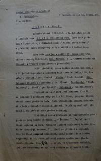 Pardubice, Spolek divadelních ochotníků, Korespondence, 1930