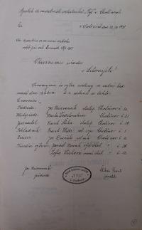 Chotěnov, Tyl, valná hromada a volba funkcionářů, 1931