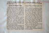 Brno, Zemská rada, novinový článek, 1947