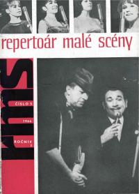 Repertoár malé scény, titulní strana, 1964/5