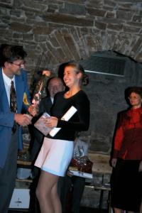 Valašské Meziříčí, ocenění vítězných recitátorů Moravského festivalu poezie 2001