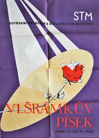 Písek, Šrámkův Písek, plakát, 1962