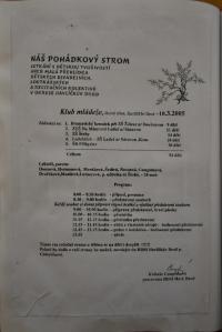Přibyslav, Sluníčko, Kronika školní družiny, 2003 - 2007