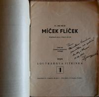 Miroslav Černý, rodinné loutkové divadlo, divadelní knížka, Míček Flíček
