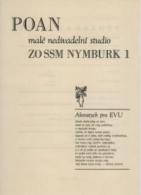 Nymburk, POAN, Pohádka o pátku, 1974