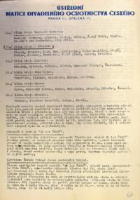 Třebíč, Horácký okrsek ÚMDOČ, korespondence, dopis ÚMDOČ o rozdělení do krajů, 1945