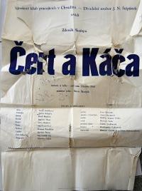 Chrudim, Jan Nepomuk Štěpánek, Čert a Káča - plakát, 1988