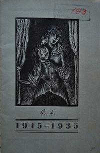 Pardubice, Spolek divadelních ochotníků, Korespondence, 1935