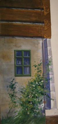 Slatina nad Úpou, Orel, kulisa, náves 1, dům, depozitář ve škole,