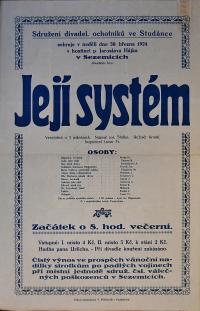 Studánka, SDO, Její systém - plakát, 1924