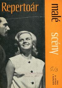 Repertoár malé scény, titulní strana, 1963/12