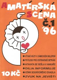 Amatérská scéna, titulní strana, 1996/1