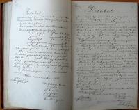 Chrast, Tyl, Památní kniha divadelního spolku, 1880