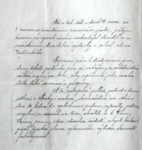 Štein-Táborský, dopis ÚMDOČ, nabídka na funkci člena výkonného výboru jubilejních slavností, s. 2, 1910