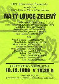 Chocerady, Komenský, Na tý louce zelený - plakát, 1999