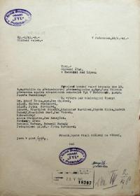 Počátky, Tyl, volba funkcionářů na alné hromadě, 1941