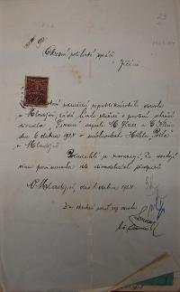 Mladějov, Republikánský dorost, Firma, 1924