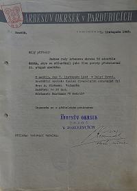 Rosice nad Labem, Štolba, Korespondence souboru