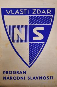 Jevíčko, Mladé Národní souručenství, Národní slavnost - Na šťastné planetě - program, 1939