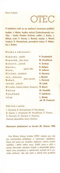 Hronov, Maj, Otec, CP Jiráskův Hronov 1986