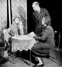 Libčany, Bílá nemoc, scéna ze hry, foto,1955