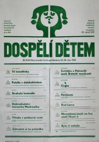 Stráž pod Ralskem, NP Dospělí dětem, plakát, 1989