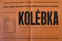 Pardubice, Vojan, Kolébka - plakát, 1950