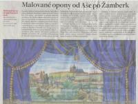 Malované opony, kniha, ohlas, Literární noviny 23.12.2010