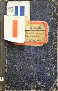 Pardubice, Spolek divadelních ochotníků, Kniha protokolů, 1892 - 1896