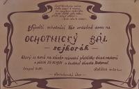 Vysoké nad Jizerou, KDP, pozvánka, 1971
