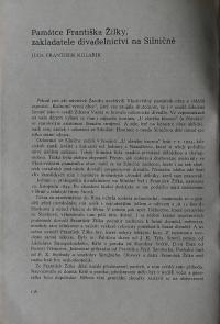 Žarošice, Od hradské cesty, osobnost Františka Žilky ze Silničné, 1985